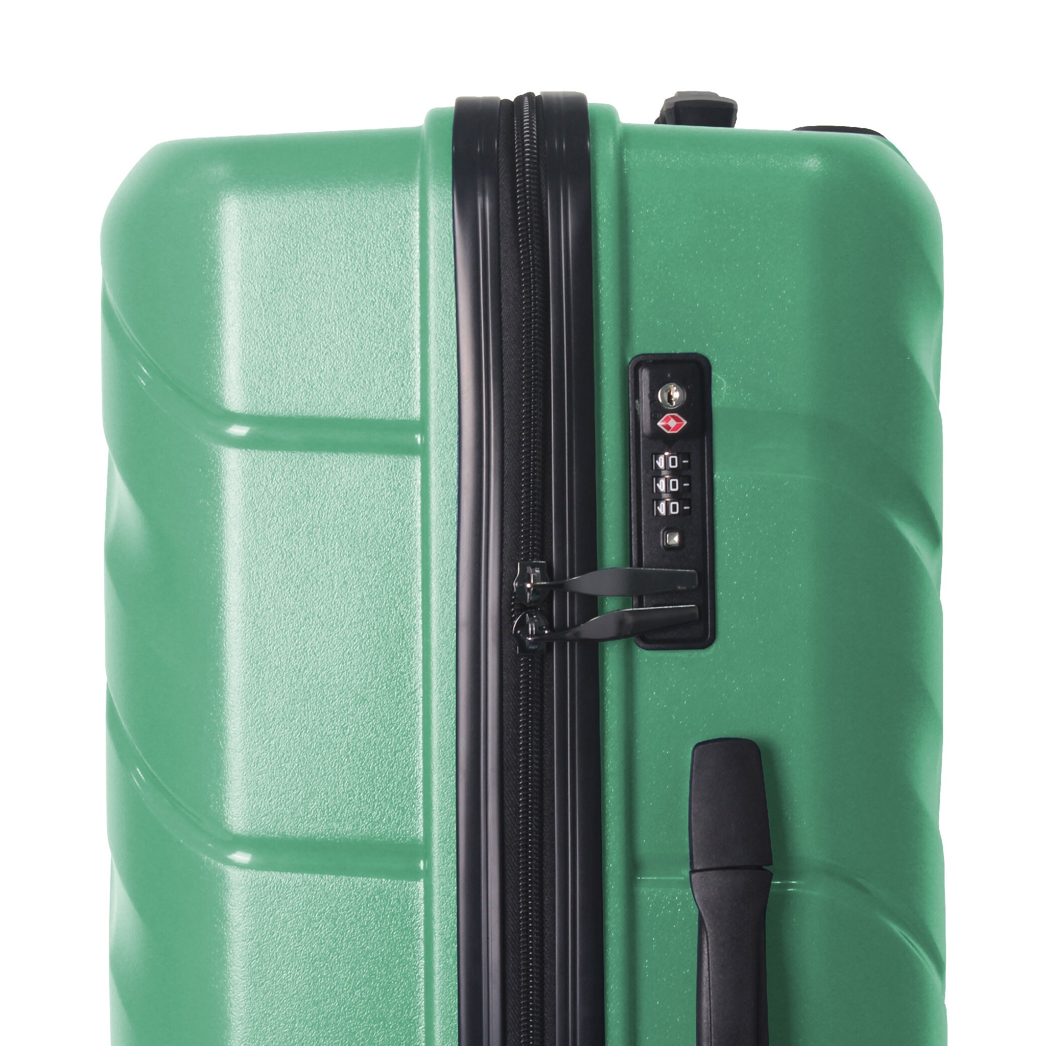 3-Piece Luggage Sets (20", 24", 28"), Suitcase With Wheels, Hardside Suitcase With Four Spinner Wheels And Scratch-Resistant Surface, Green_voghion.com
